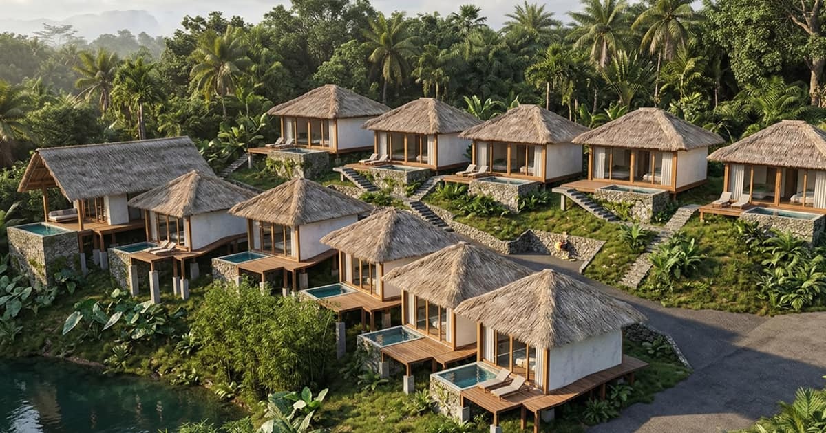 Photo of Complete Land and Villa Package 90 Years Leasehold or Freehold Pristine Balian Beach Hills